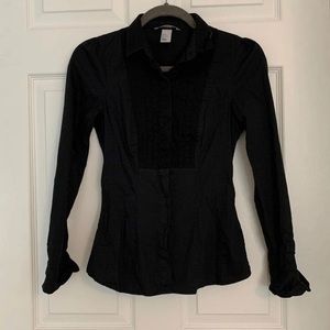 H&M Black Button Down Shirt